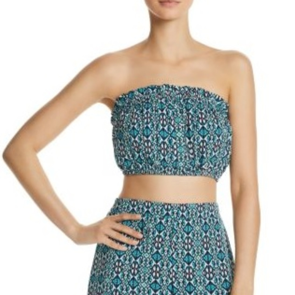 Aztec Print Halter Top